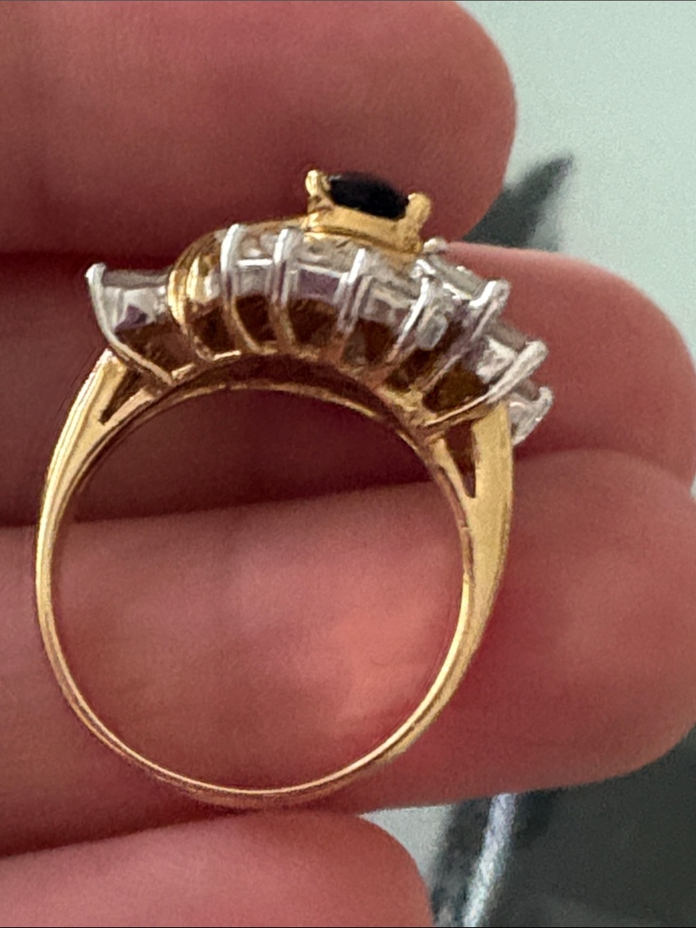 Vintage Sapphire   Ring - Picture 9 of 9
